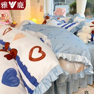 Yalu Комплект постельного белья 1.2м, 3 предмета: пододеяльник 150x200 см