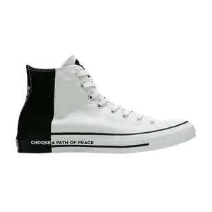 Кроссовки Converse Chuck Taylor All Star High 'Choose A Path Of Peace', белый