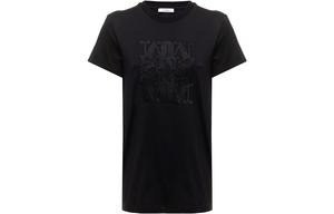Футболка Cotton с вышитым логотипом Max Mara Bravo MaxMara, черный