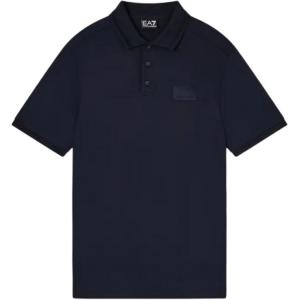 Футболка-поло EA7 для мужчин EMPORIO ARMANI, синий