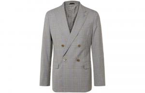 AMANI FW22 Деловой Костюм Пиджак Мужской GIORGIO ARMANI, Серый