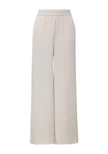 Широкие брюки COMMA, Cream