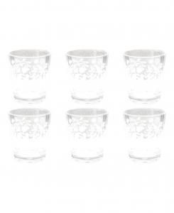 Набор из 6 бокалов без ножки Vines Etch Abode Homewares, прозрачный