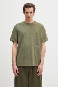 Футболка Calton Linen Blend OS Fit T-Shirt Barbour, зеленый