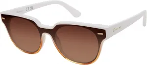 Женские солнцезащитные очки Circus NY by Sam Edelman CC610 в стиле ретро, ​​круглые, «кошачий глаз», White & Nude