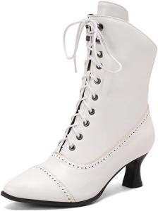 Женские водонепроницаемые ботинки TarfiC для прогулок с боковой молнией, черные кожаные ботильоны на платформе