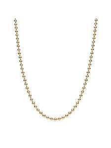 Pandora Женское колье-цепочка с шариками, золотистого цвета, 50 см