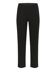 Узкие брюки со складками KAFFE CURVE Athena, черный