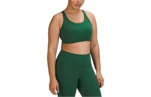 Энергетический топ для женщин Lululemon, зеленый