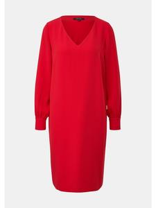 Платье цвета 3069_маково-красный comma