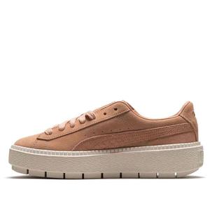 Кроссовки suede platfrom animal orange/pink Puma, розовый