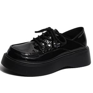 EEueeczs Повседневные туфли на каблуке 5 см женские черные