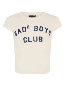 Футболка с принтом DSQUARED2, нейтральный