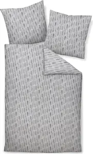 Комплект постельного белья Janine Design Mako-Soft-Seersucker 20149 TANGO, цвет серо-бежевый, размер 155x200+80x80 Original Janine