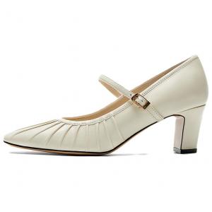 NINE WEST Женские туфли на платформе с массивным каблуком 6 см экрю, цвет Ecru