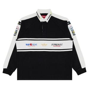 Топ Supreme Chest Stripe Rugby, Black