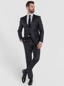 Тонкий костюм Steffen Klein, серый