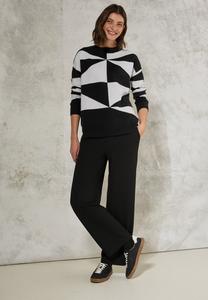 Джемпер GEMUSTERTER Cecil, черный