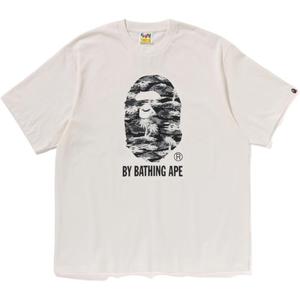 Футболка с принтом логотипа A BATHING APE, айвори