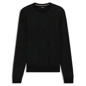 Свитер BOSS Habito 10274948 01, черный