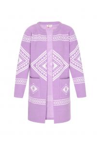 Вязаный кардиган IZIA, лавандовый