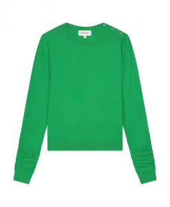 Пуловер Молли с эффектом помятости Fabienne Chapot, зеленый