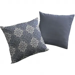 Подушка для кровати Romantic Puligny A с большими узорами, наволочка с двумя сторонами без наполнителя, 1 штука Adam, Blau + Ornamente