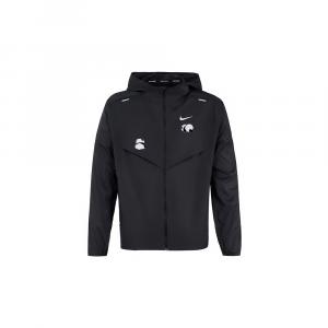 Nike Мужская дышащая одежда с защитой от солнца черного цвета, Black