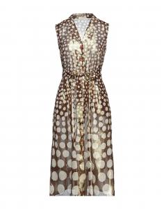 Платье миди Siyu, золотой