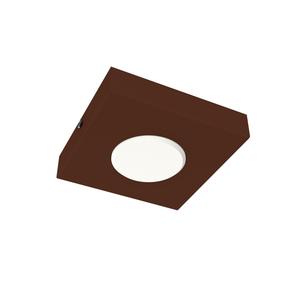 Потолочный светильник Lumicom, 15x15x4 см, темно-коричневый