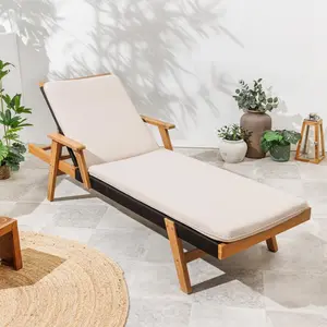 Подушка для садового кресла Riess-ambiente Outdoor Cushion COMFORT LINE 60x192cm бежевая Riess-Ambiente