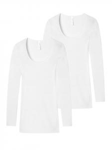 Лонгслив Schiesser Feinripp Luxury, белый