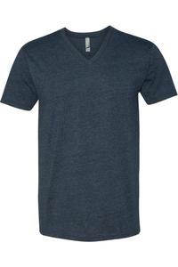 Футболка унисекс CVC с V-образным вырезом Next Level, цвет midnight navy
