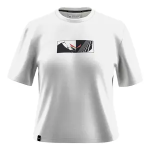 Футболка с коротким рукавом Salewa Eagle Hybrid Loose, белый