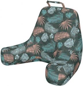 Наволочка для подушки для чтения Lunarable Hawaii, пастельные тона, экзотические листья, современный ботанический узор, иллюстрация природы, мягкая набивная наволочка для кровати, размер XL, розовый и бледно-бирюзовый цвета., Blush And Pale Teal