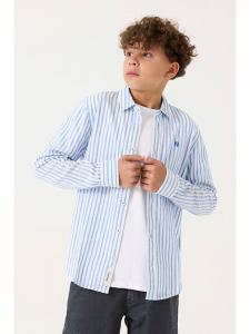 Рубашка Garcia, светло-синий