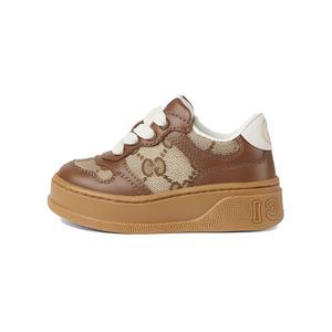 Детские GG Supreme кроссовки GUCCI, коричневый