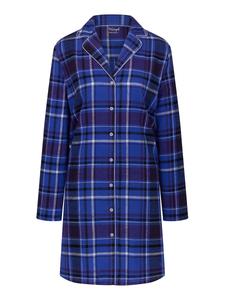 Ночная рубашка TRIUMPH  Boyfriend, синий/черный