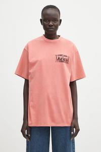 Хлопковая футболка aged ancient temple ss tee Aries, оранжевый