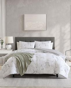 Комплект постельного белья Ink Wash Vine, 3 предмета, размер Twin Kenneth Cole New York, Washed Green