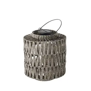 Наружная настольная лампа LED Mobile Gilo IP44 2700K с регулируемой яркостью 2,8 Вт USB-C черная пластик/металл 1 шт. Теплый белый Pauleen, серый