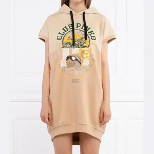 Статистическая толстовка свободного кроя Pinko, бежевый