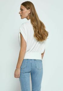 Блузка Mselvie Wrap Minus, ломано-белая