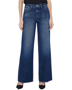 Джинсы L'AGENCE Alicent High-Rise Sneaker Wd Leg, синий