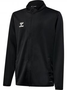 Детская тренировочная куртка "Hmlessential Track Jacket Kids" черного цвета Hummel