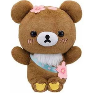Награда Rilakkuma C награда Chello Koguma Sakura медведь кукла плюшевая кукла 25см высота BANPRESTO