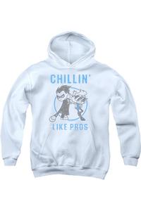 Толстовка с капюшоном Teen Titans Go Like Pros для детей Gildan, белый
