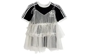 Adidas Originals Adicolor Футболка с Регланными Рукавами Женская Black