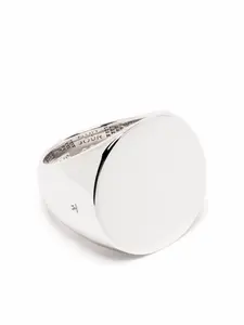 Серебряное кольцо-печатка Clean Circle Tom Wood, серебяный