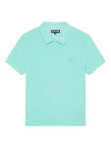 Поло с вышивкой в виде черепахи Vilebrequin, синий